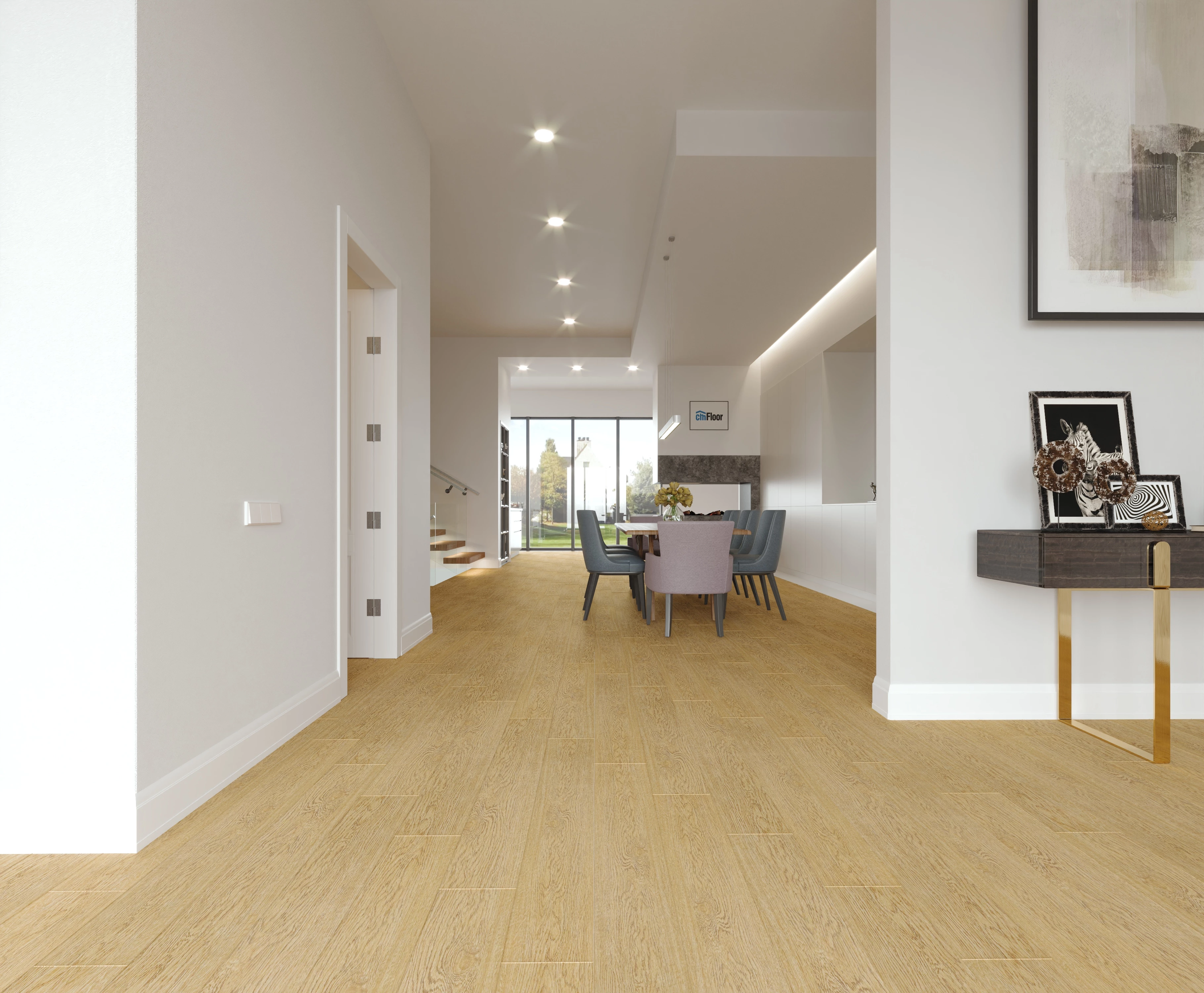 Плитка CM Floor ScandiWood Дуб Виски с подложкой