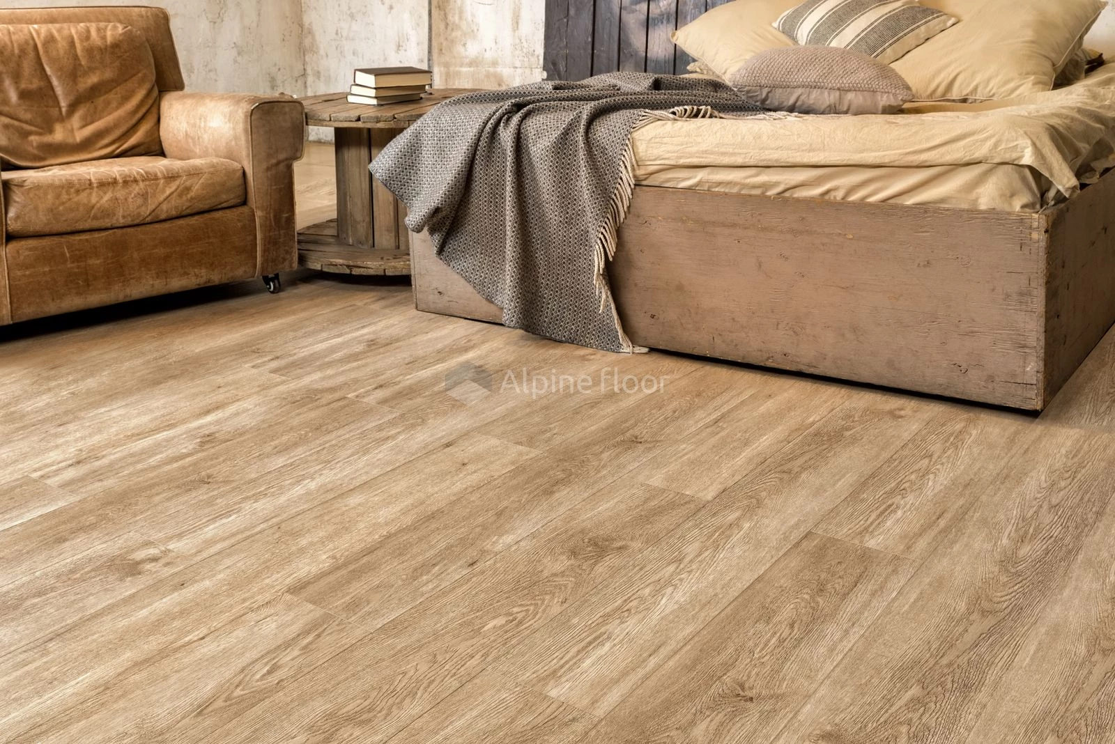 Плитка Alpine floor GRAND SEQUOIA МИНДАЛЬ ECO 11-6