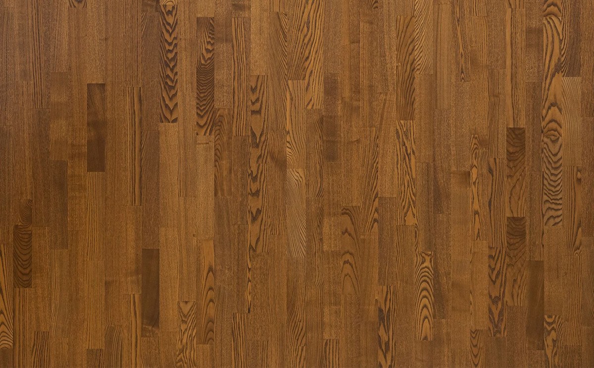 Паркетная доска Polarwood Ясень Виски темно-коричневый мат лак