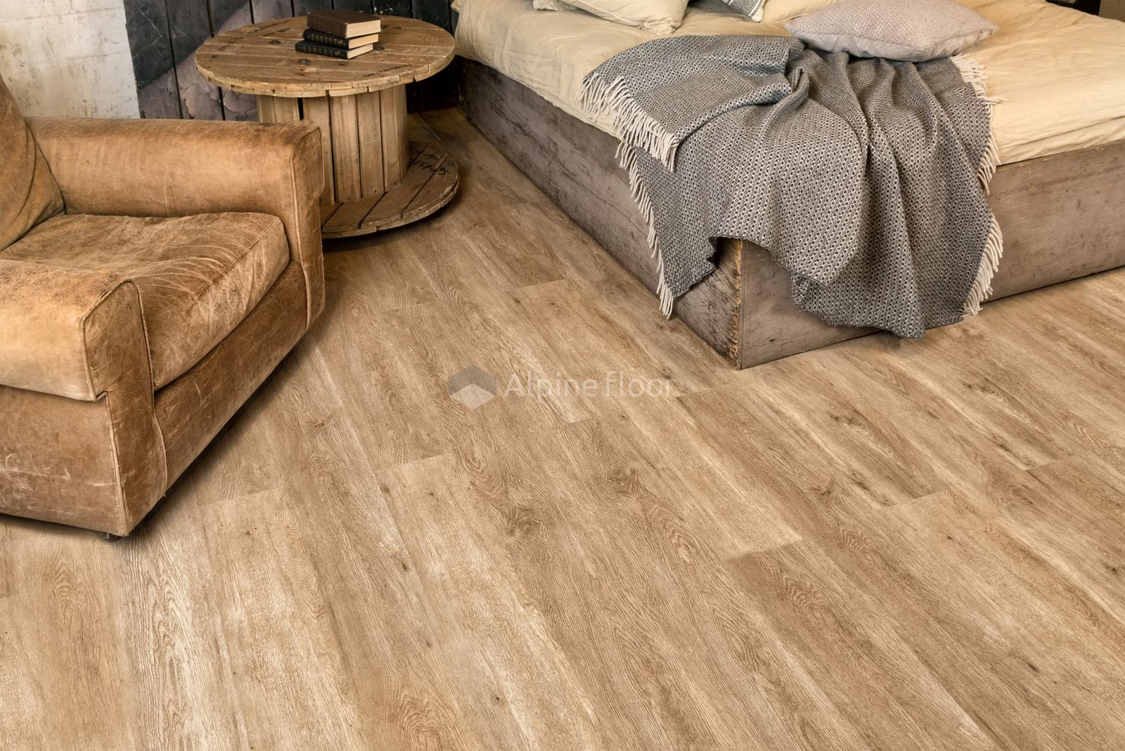 Плитка Alpine floor GRAND SEQUOIA МИНДАЛЬ ECO 11-6