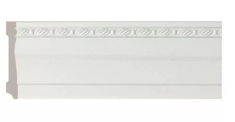 ПЛИНТУС 95 БЕЛЫЙ МАТОВЫЙ, 195-16