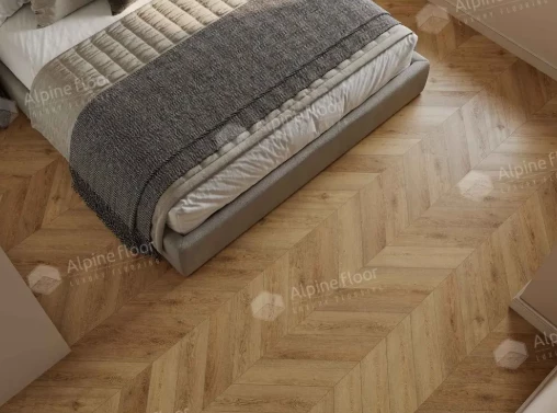 Плитка Alpine floor CHEVRON Дуб Буна ECO 18-15 MC