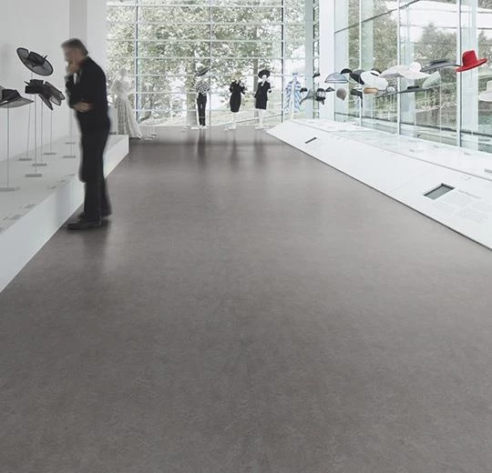 Мармолеум Forbo Real 3137 slate grey