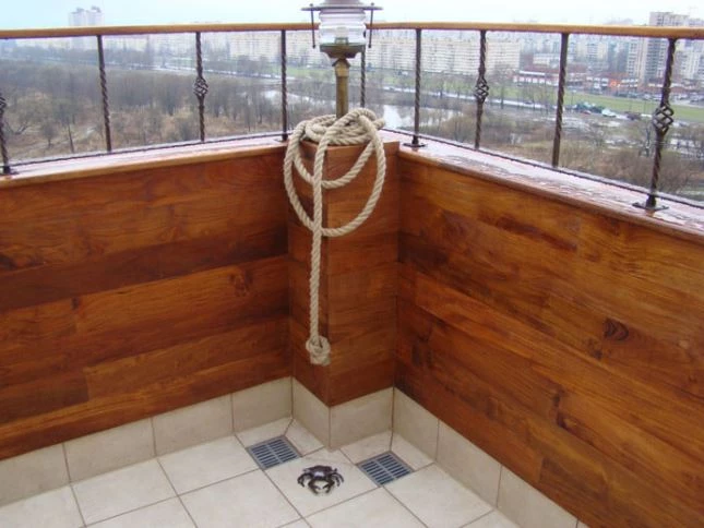Массивная доска Komofloor Тик - кл.массив, 4-х полосный, лак