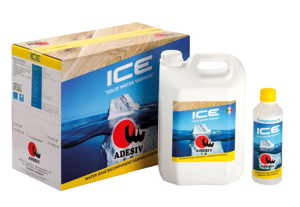 Полиуретановый лак Adesiv ICE, +, л, матовый Уровень глянца: матовый; Объём: 4, 5+0, 45
