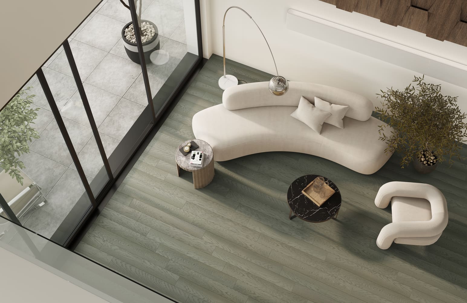 Кварцевый паркет Quartz Parquet Классик Дуб Средиземноморский 409 7/1,2 мм