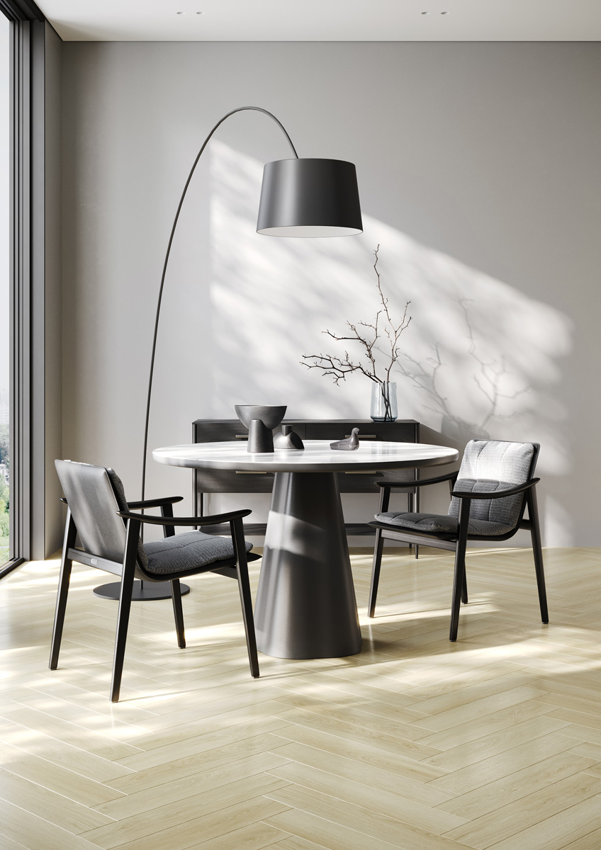 Кварц-виниловая плитка Fargo Parquet LVT Дуб Корсика 22-588184-03 крашеная фаска