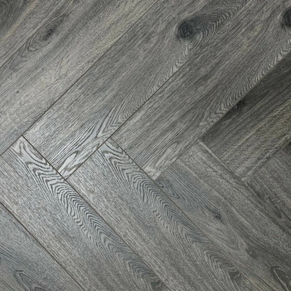 Ламинат Kronotex Herringbone 10 мм Престиж Серый 4167