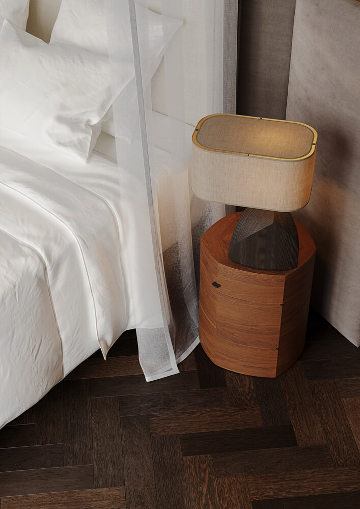 Кварцевый паркет Quartz Parquet Штучный паркет Венге Африканский 44-550-64 5/0,6 мм