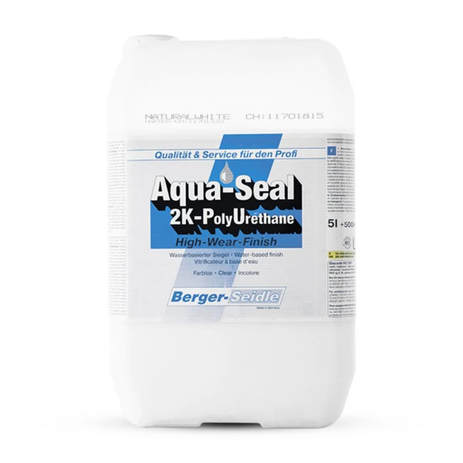 2-х компонентный полиуретановый лак для паркета Berger Aqua-Seal 2KPU NaturalWhite