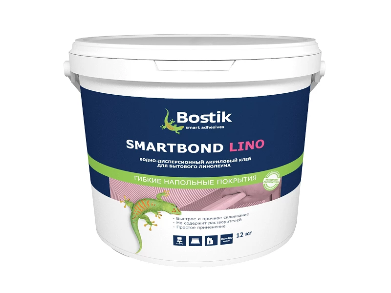 Клей для бытового линолеума BOSTIK SMARTBOND LINO кг Объём: 6