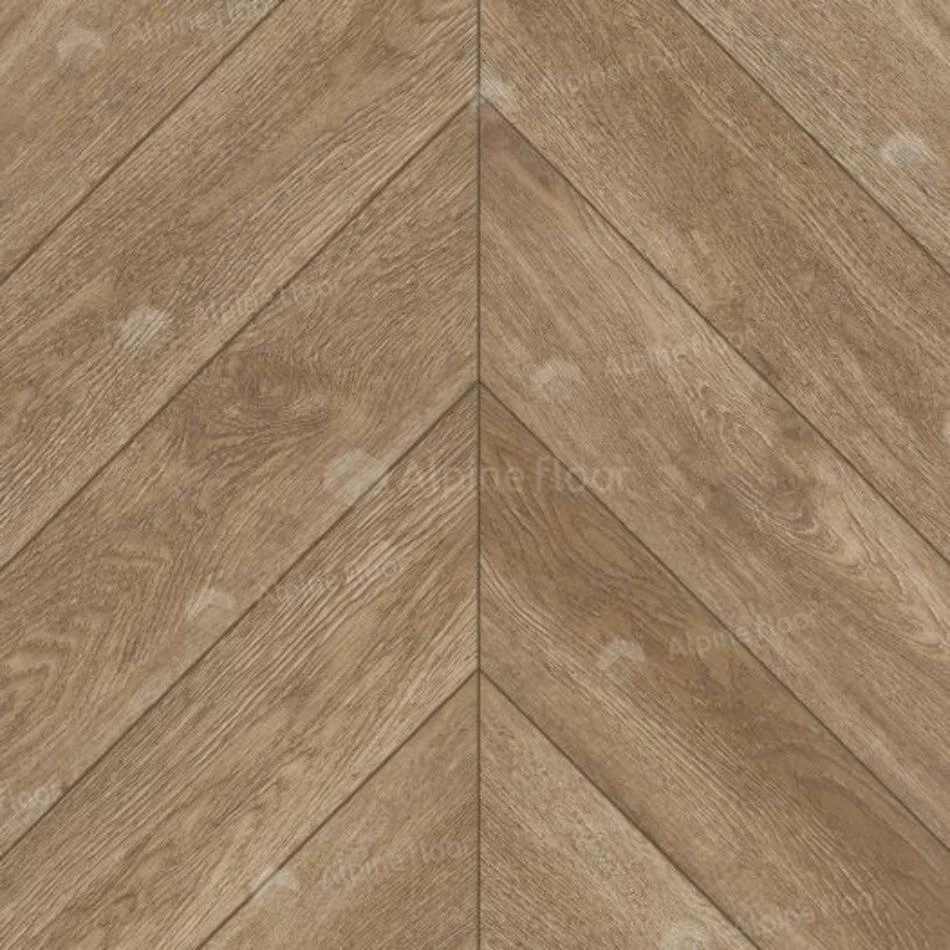 Плитка Alpine floor CHEVRON LVT Макадамия ECO 20-5