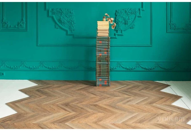 Плитка Vinilam PARQUET CHEVRON 8, 5 mm RI153610CL4 Шеврон Нормандия