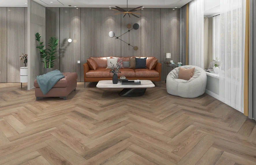 Плитка CALITEX Diamonds Herringbone Sierra Click DM803