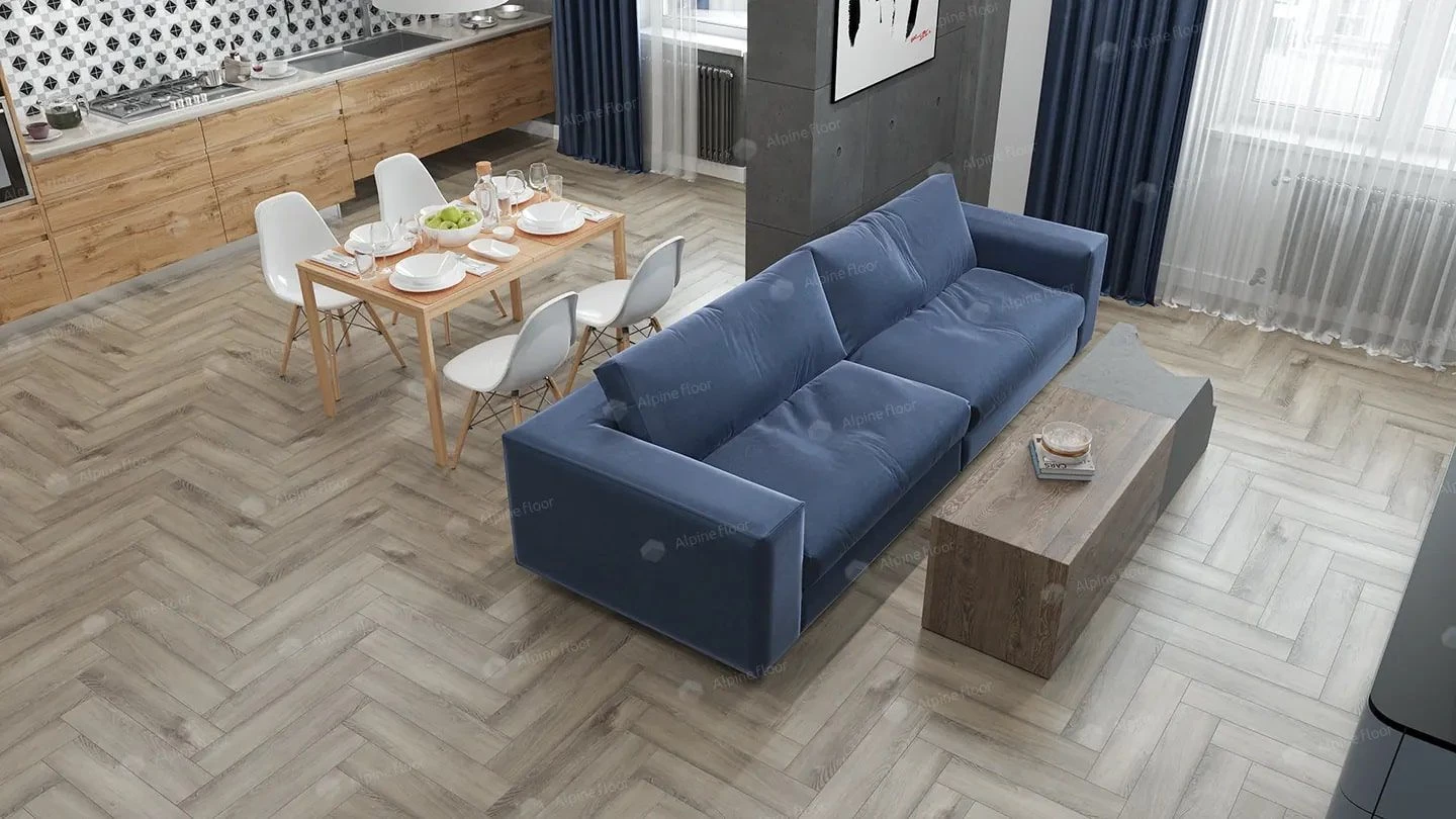 Плитка Alpine floor PARQUET LVT Дуб Исида ECO 16-15
