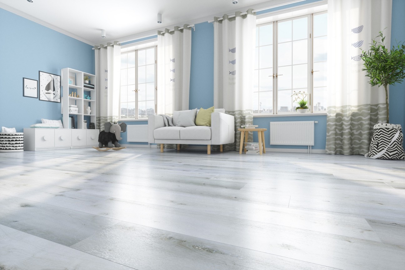 Кварцевый ламинат Fargo Comfort XXL Дуб Снежный DL1601