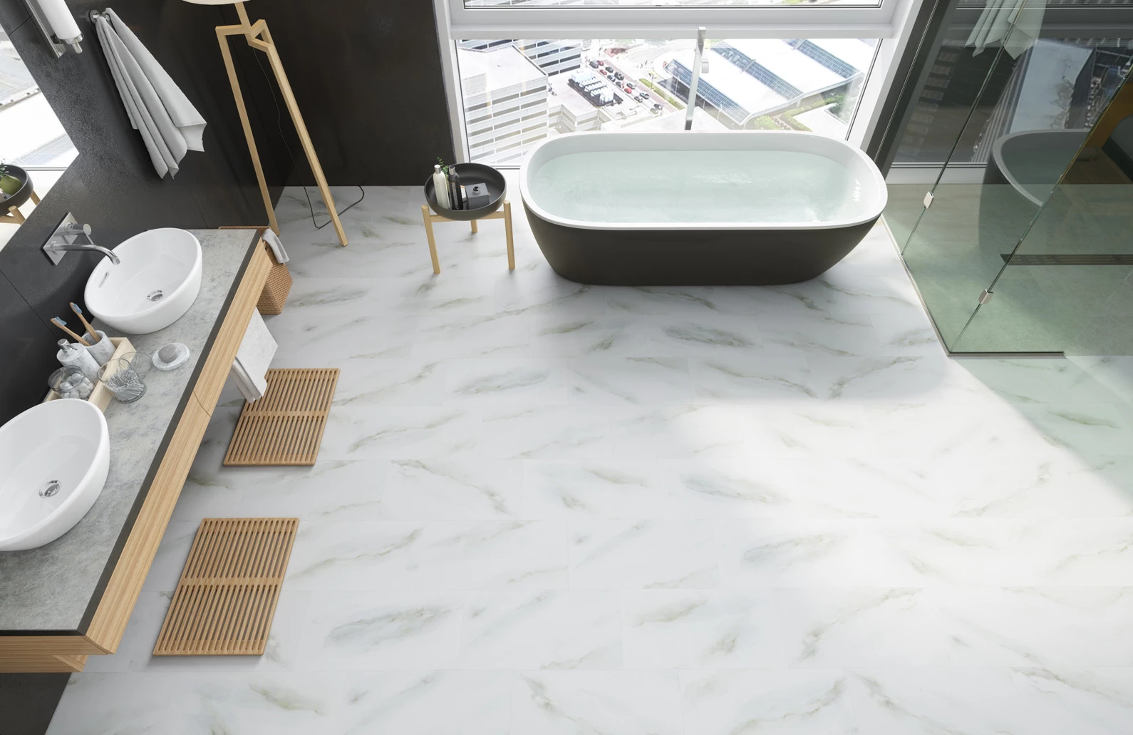 Плитка Fargo Stone 6089-1 Белый Мрамор
