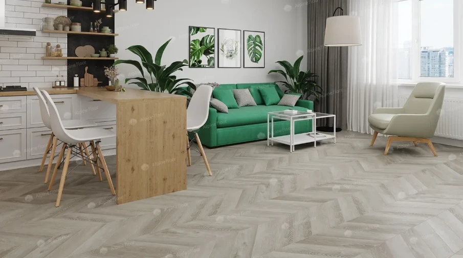 Плитка Alpine floor CHEVRON ДУБ ФАНТАЗИЯ ECO 18-1 MC