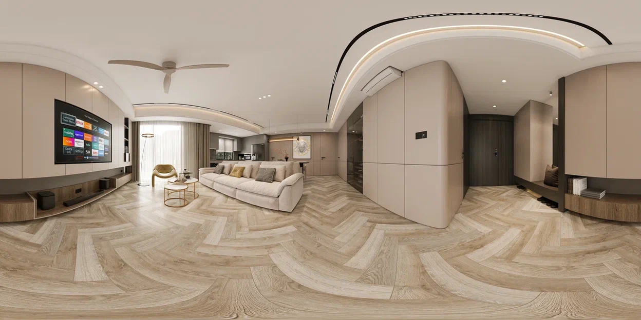 Плитка CronaFloor HERRINGBONE 4, 5 мм ДУБ ЛИЛЛЬ