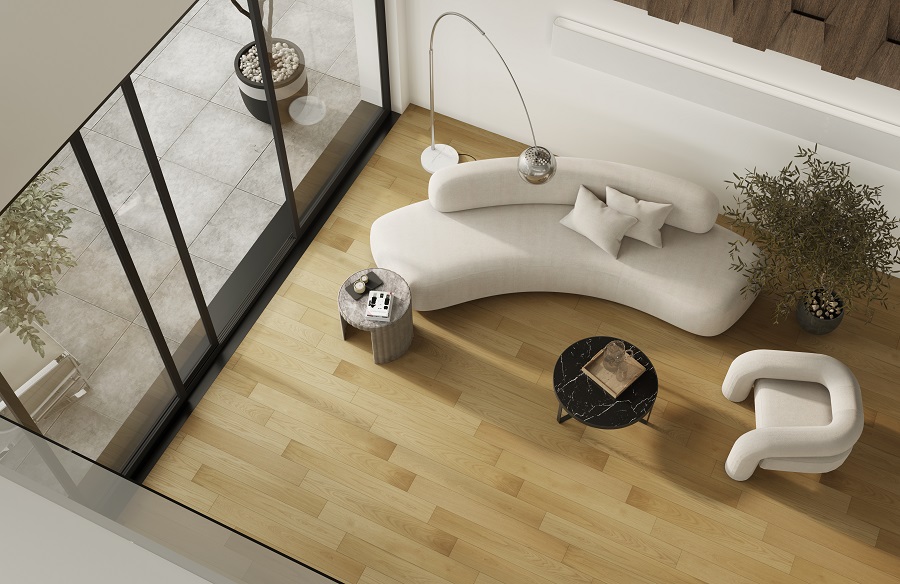 Кварцевый паркет Quartz Parquet Классик Дуб Медовый Раф 463 5/0,6 мм