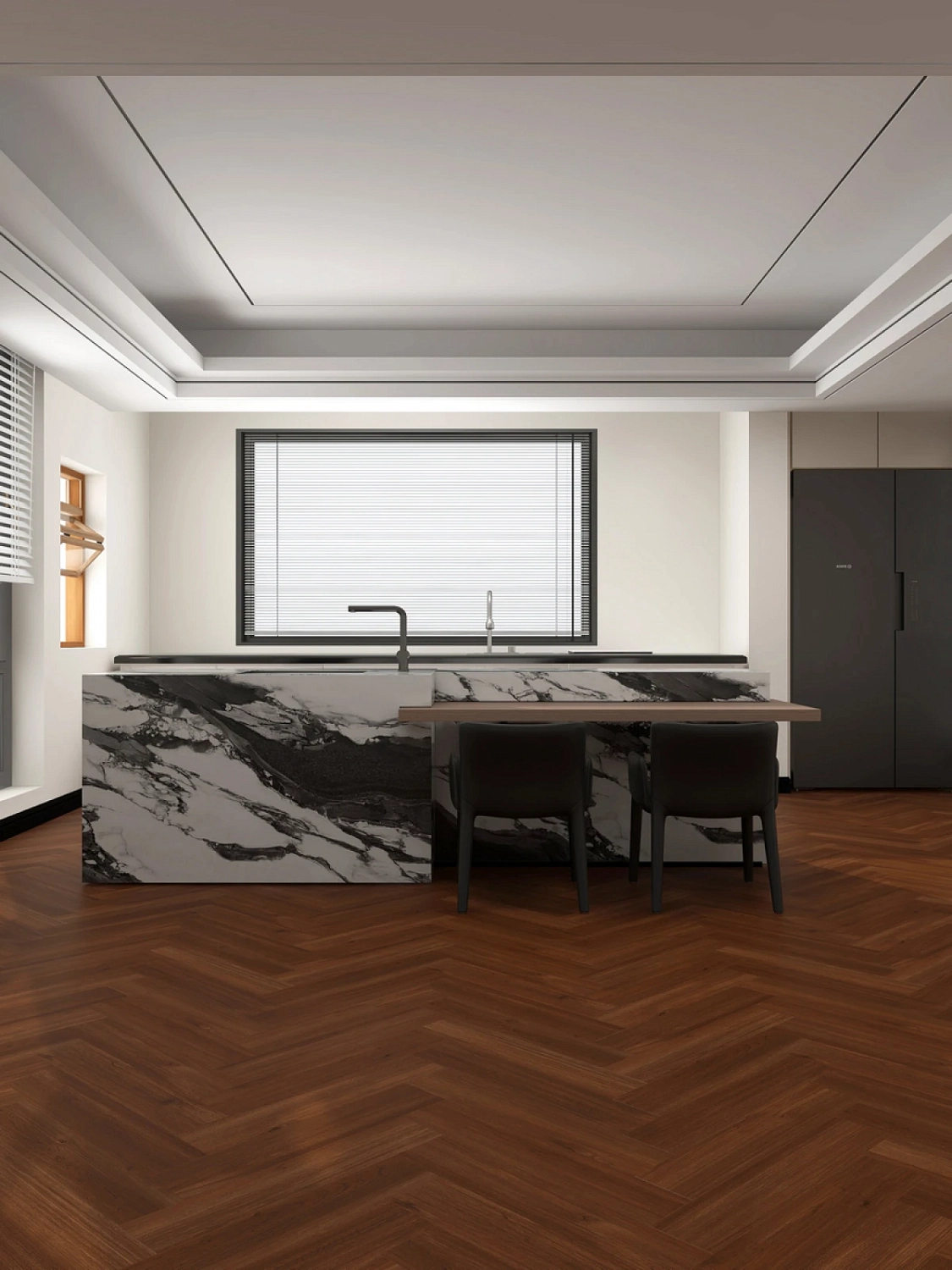 Плитка CM Floor Parkett Махагон с подложкой